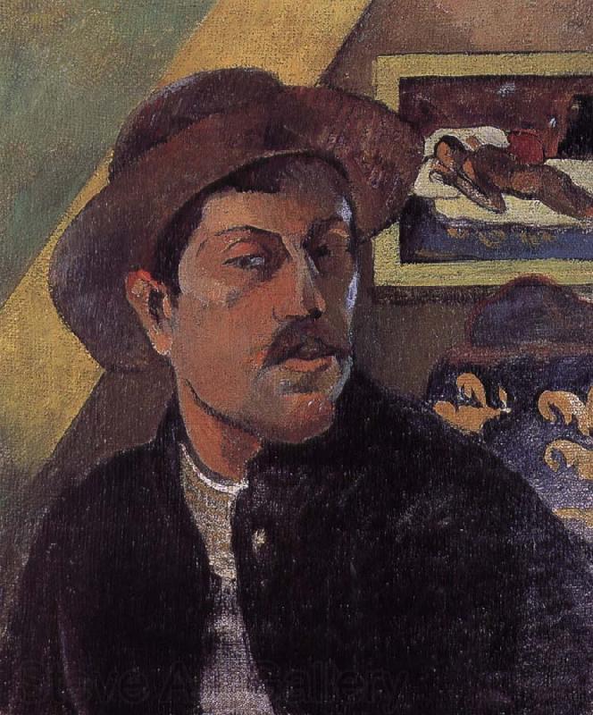 Paul Gauguin Hat self-portraits Spain oil painting art